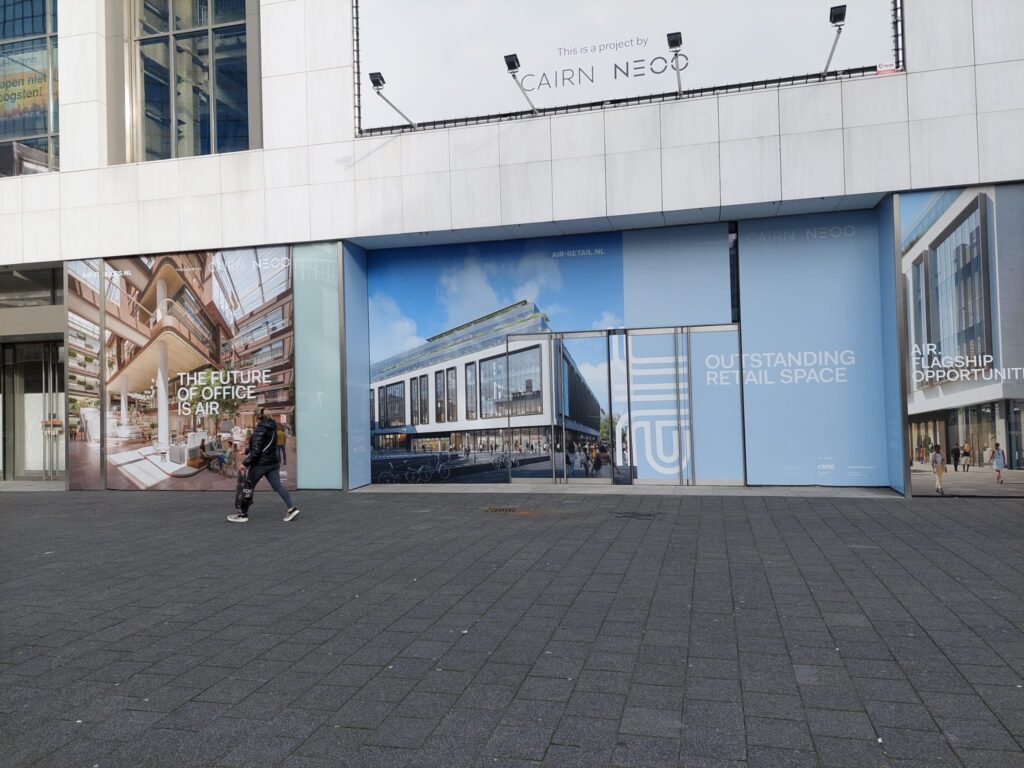 Afbeelding van raambestickering in Rotterdam